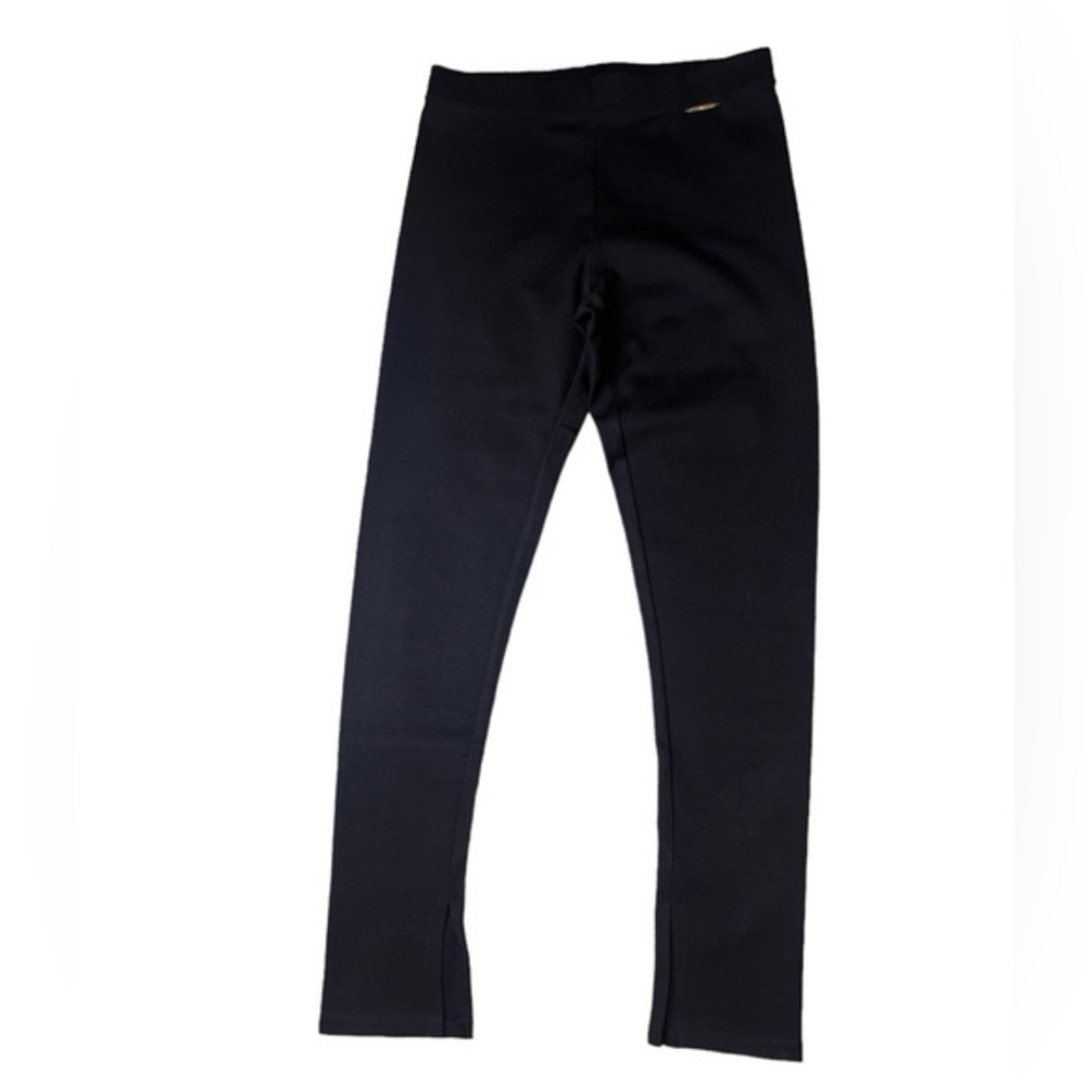 NWT Elie Tahari Black Modal Pull-On Split Hem Legging Size Small Basic Essential